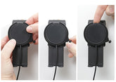 Brodit mount/support with MagSafe Charger-black iPhone 12-16